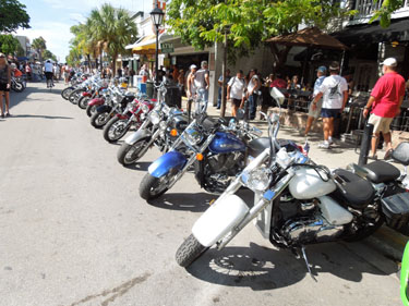 Poker Run 2012 photo - Duval Street, Key West